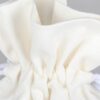 braided cotton rope drawstring closure detail