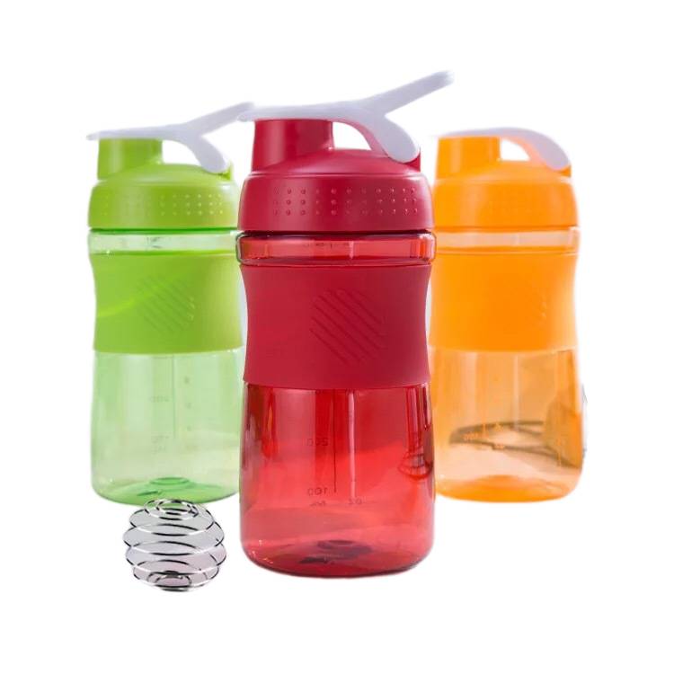 silicone protein shaker bottle with logo