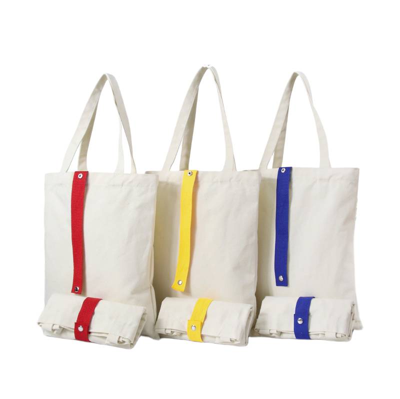 VKraf Gifts foldable canvas bag with logo