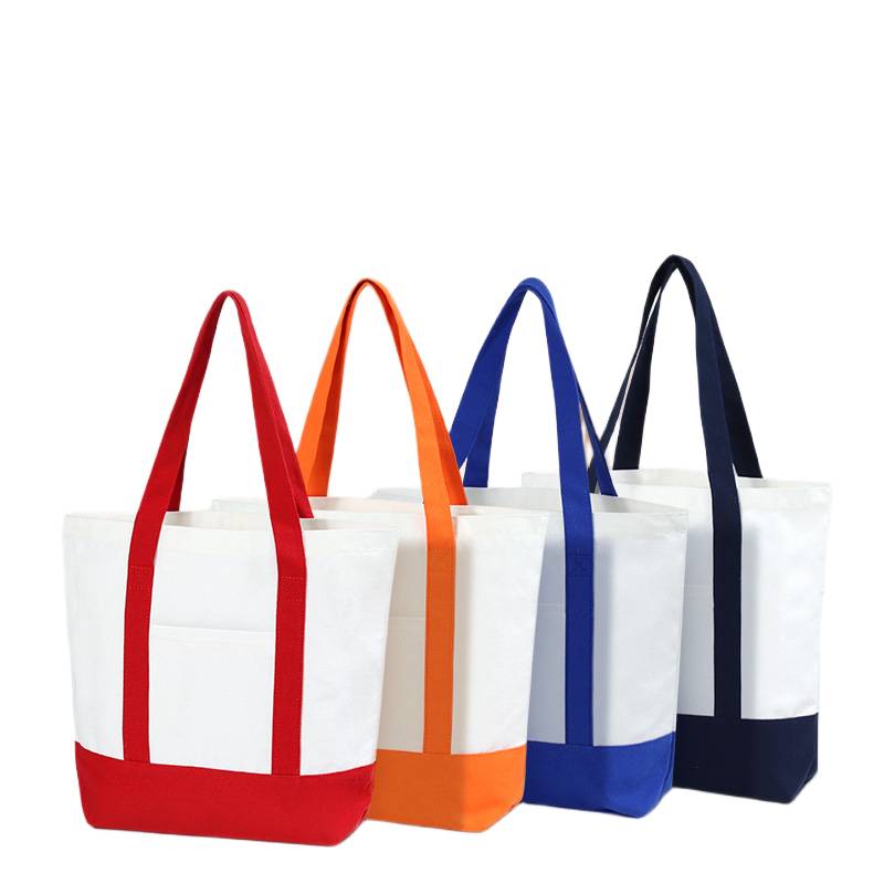 VKraf Gifts canvas bag with pocket and logo