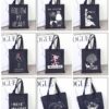 Canvas denim bag for everyday shopping and commuting