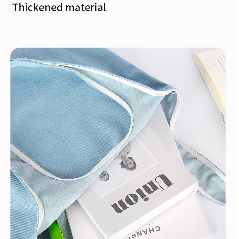 Canvas denim tote bag for shopping and commuting