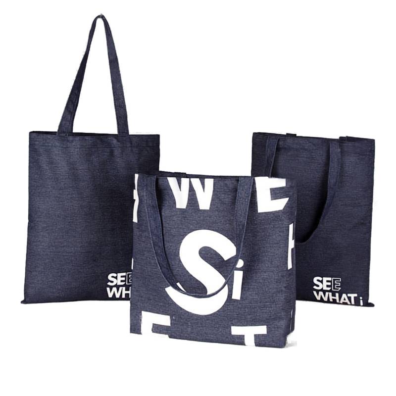 Canvas denim bag for daily use and corporate branding