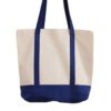modern two-tone canvas bag