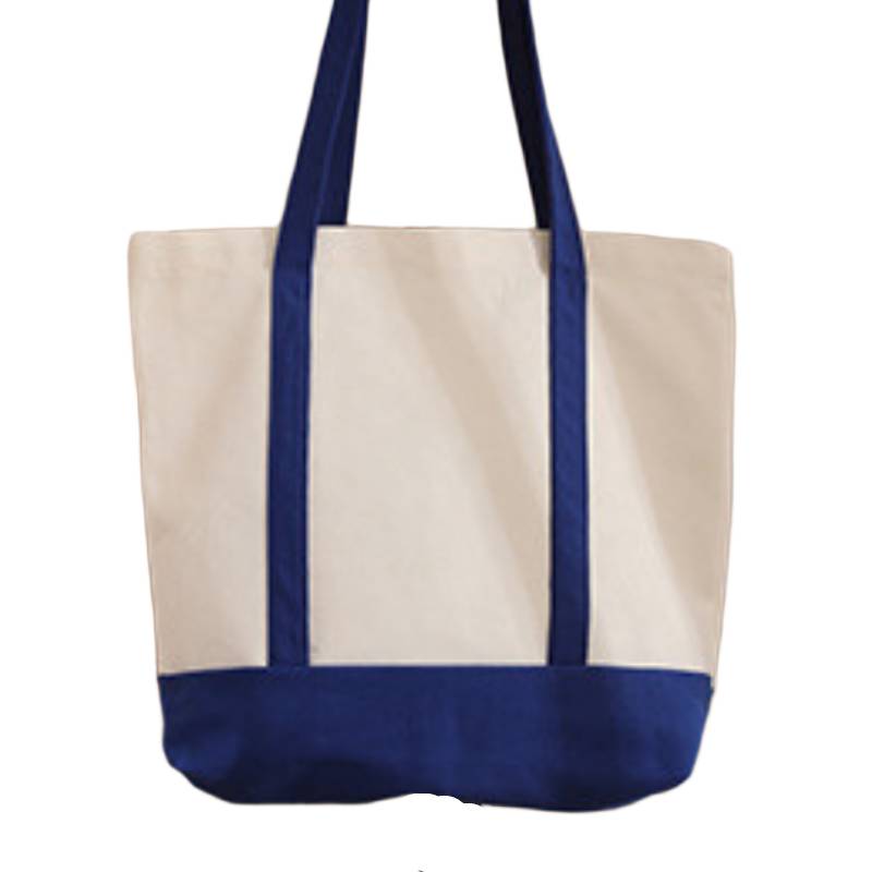 modern two-tone canvas bag