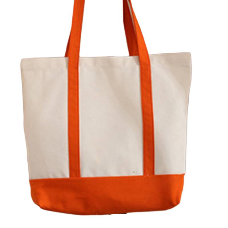 dual colour reusable shopping bag