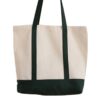 dual colour canvas bag for daily use