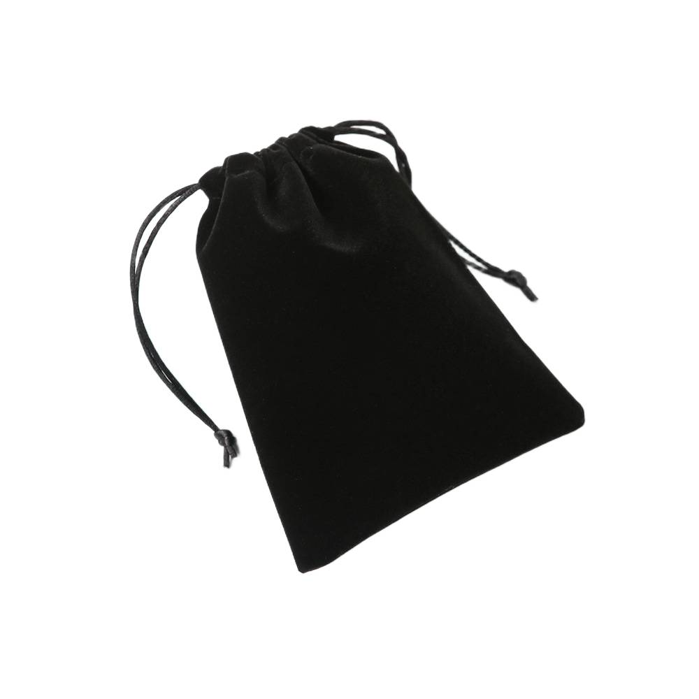 Custom logo printed flannel pouch