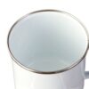 enamel mug showing wide drinking area