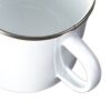 enamel mug handle close-up