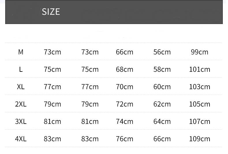 oxford reflective raincoat size chart