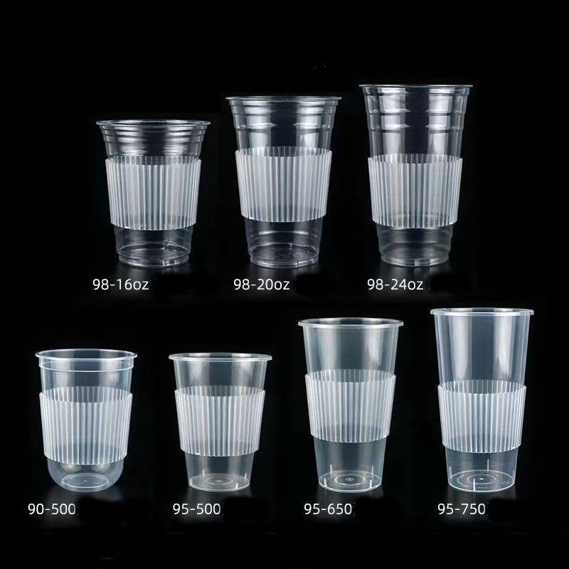 PET cup sizes 400ml 500ml 600ml comparison