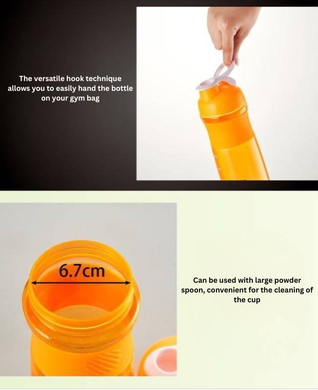 round shaker bottle comfortable grip
