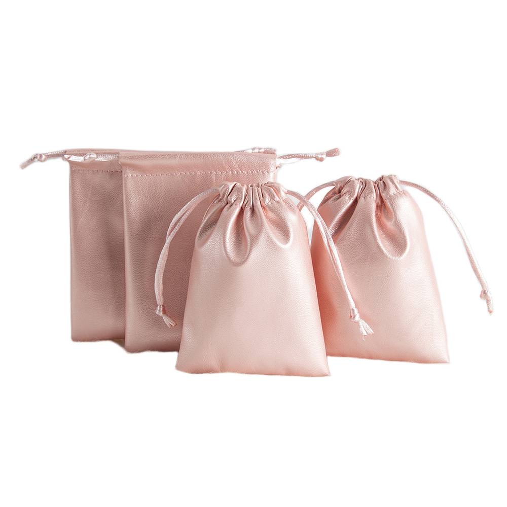 drawstring PU pouch for retail and gift packaging