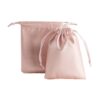 Drawstring PU pouch for product packaging