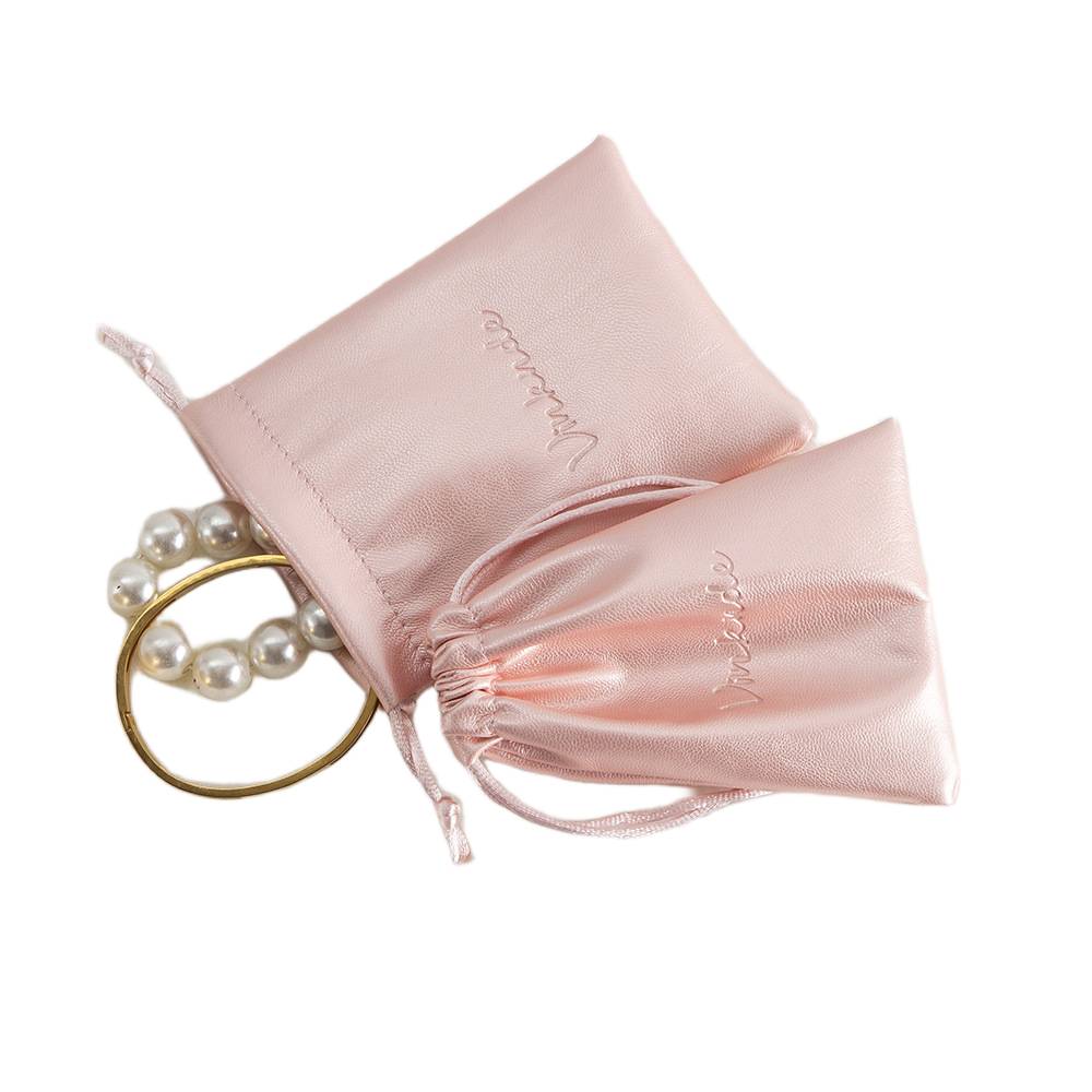 bulk PU drawstring pouches for promotional packaging