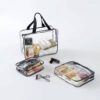 pvc transparent toiletry bag for cosmetics