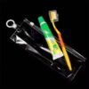 clear pvc long zipper pouch for stationery and essentials
