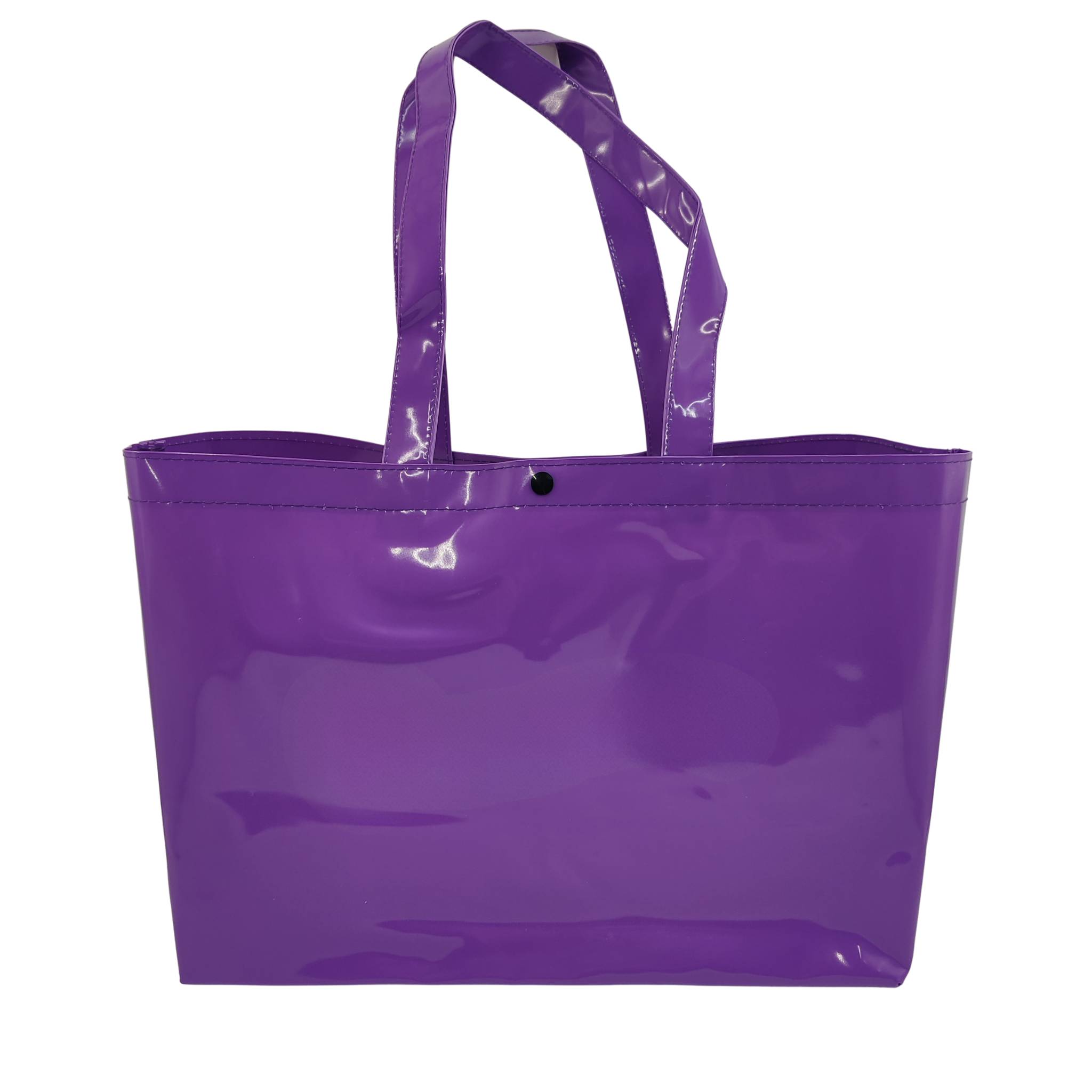 Custom logo printed PVC tote bag