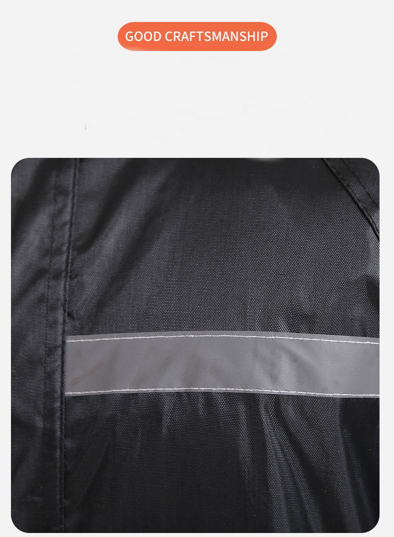 oxford raincoat reflective safety strips