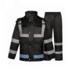 thickened oxford single-layer double brim raincoat