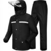 custom oxford raincoat with logo printing