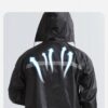 custom logo printing on oxford raincoat