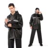 oxford raincoat hood and double brim