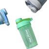 leak proof shaker bottle with metal mixer ball