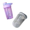 custom shaker bottle with metal ball and logo printing
