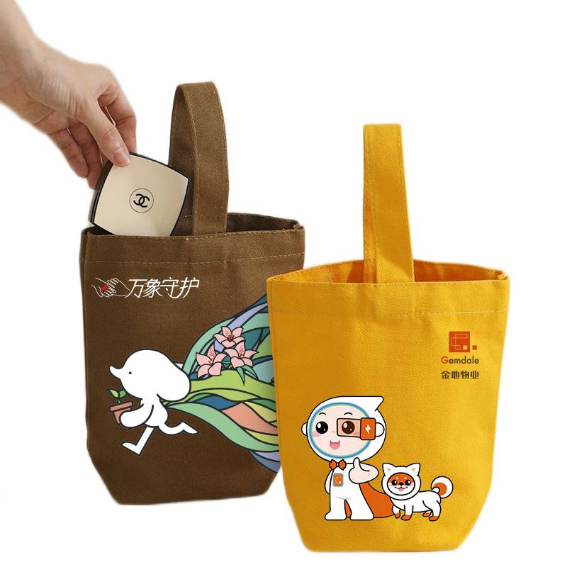reusable canvas bag single handle