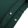 button closure on canvas sling bag