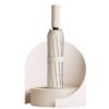 beige fully automatic folding umbrella