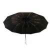 fully opened vinyl folding umbrella