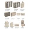 travel organiser bags set layout