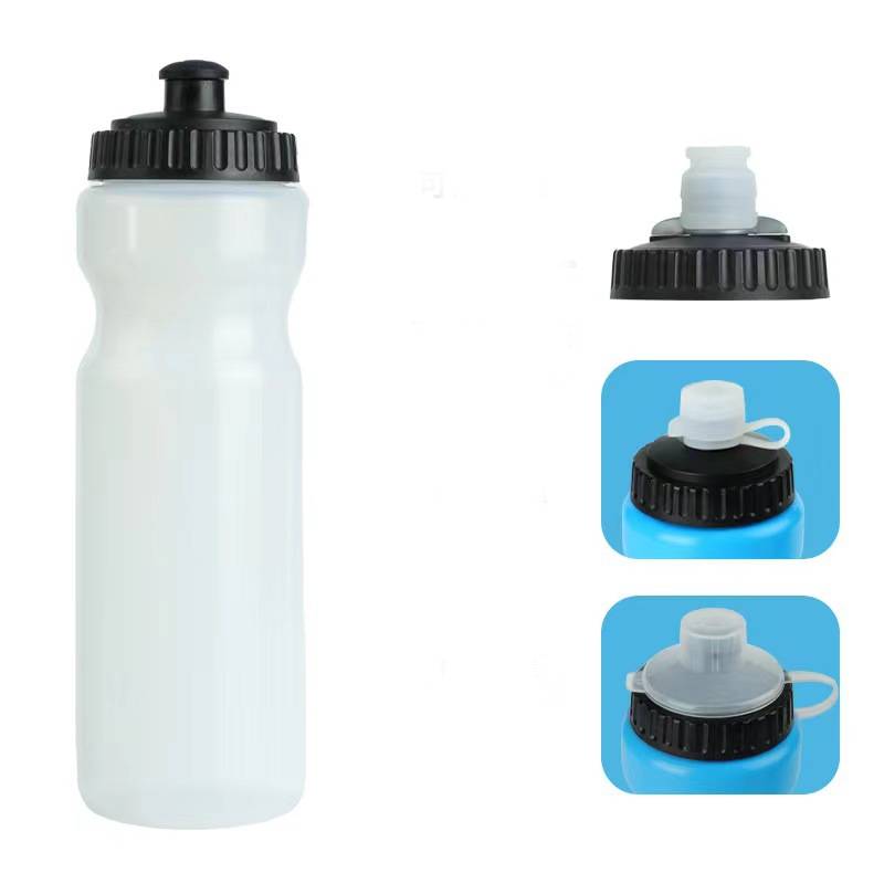plastic water bottle for travel and sports