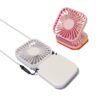 portable stand fan with foldable design and rechargeable battery for daily use
