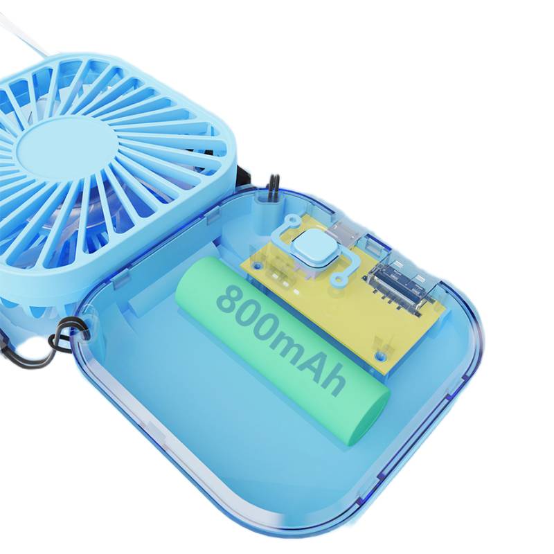 rechargeable portable fan with type c charging and built in battery