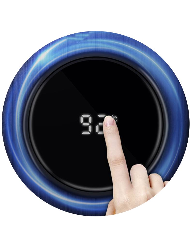 smart thermos bottle led temperature display lid