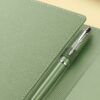 pu leather notebook cover material close up texture