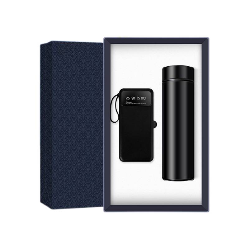 Everyday Corporate Gift Set corporate gift set with thermos and power bank for daily use