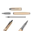 close up of metal pen writing mechanism