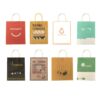 printed kraft paper bag with logo branding eco friendly packaging