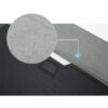 pu leather material texture close up laptop sleeve fabric