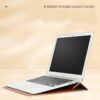 golden triangle support design laptop sleeve stand structure