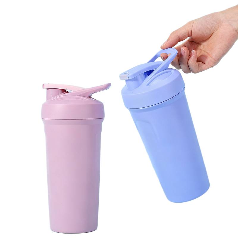 portable stainless steel shaker bottle travel gym