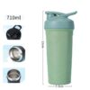 ice lake green shaker bottle stainless steel