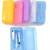 portable manicure kit with basic grooming tools