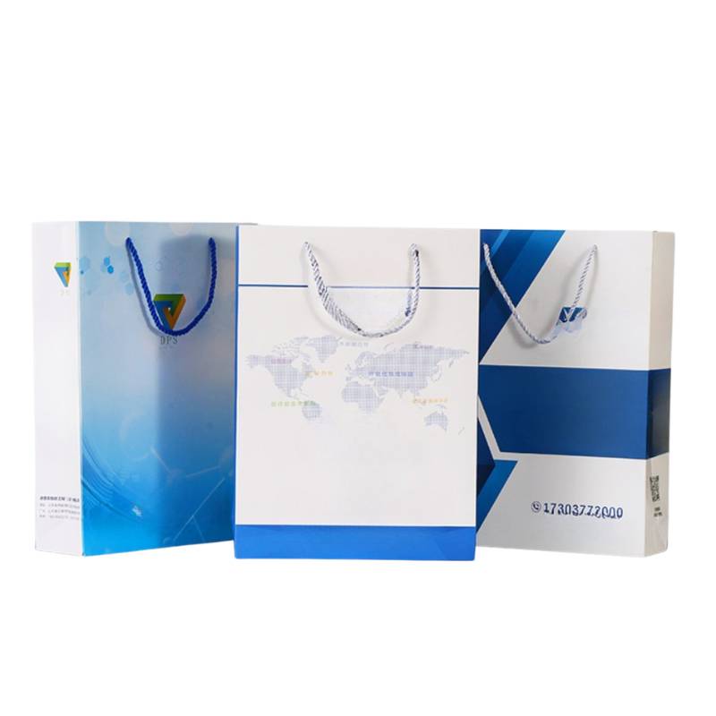 custom paper bag UV printing hot stamping design