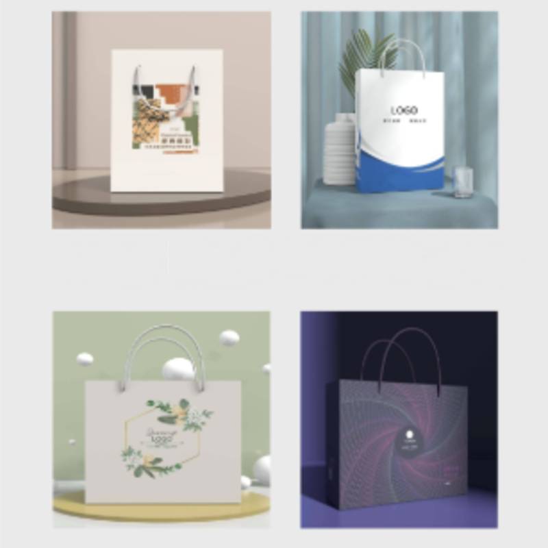luxury paper bag printing matte glossy finish branding